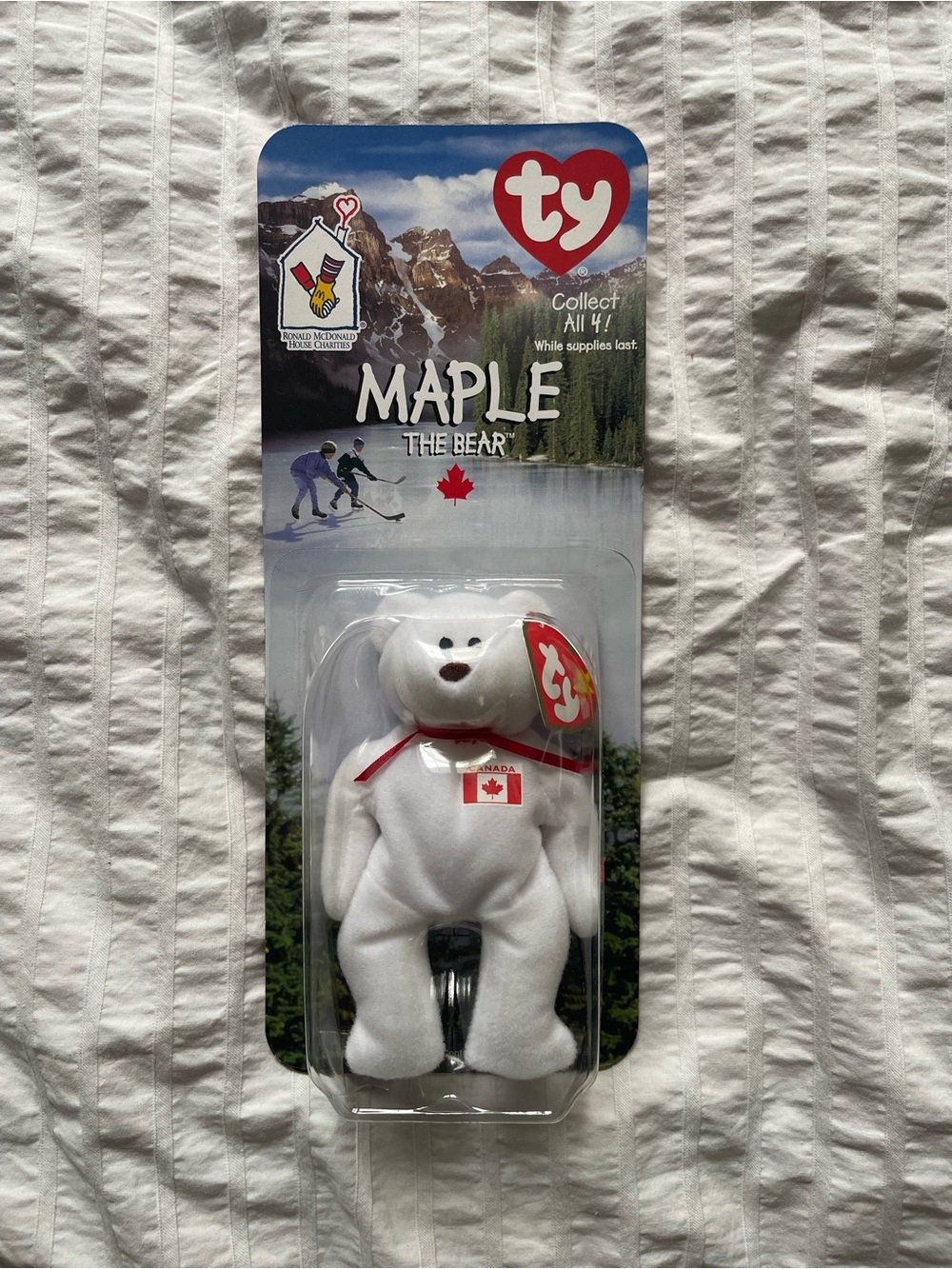 McDonald’s 1999 Ty Teenie Beanie Babies International Bears Complete Set (4) - Picture 5 of 10
